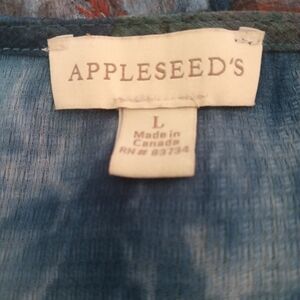 Appleseed's - Drop Waist Quarter Length Sleeve Floral Dress